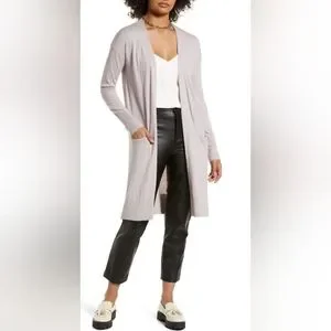 Halogen open front cardigan hot sale